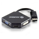 ALOGIC 3IN1 DISPLAYPORT TO HDMI DVI VGA ADAPTER MALE TO 3 FEMALE - Office Connect 2018
