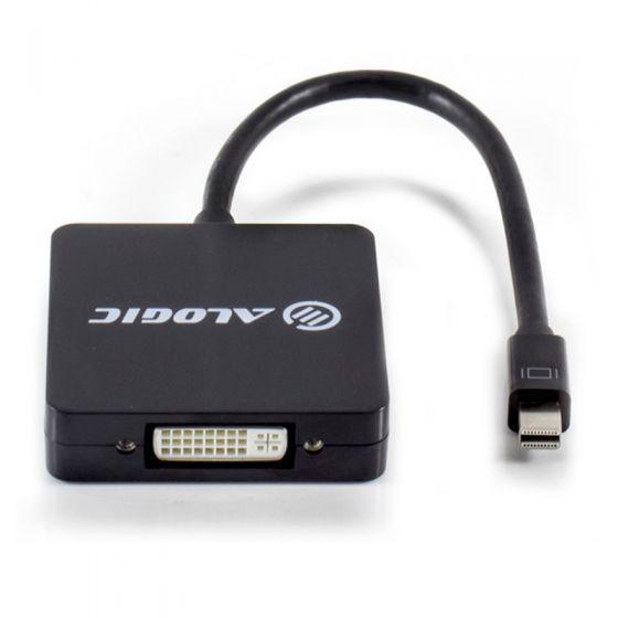 ALOGIC 3IN1 MINI DISPLAYPORT TO DISPLAYPORT HDMI DVI ADAPTER MALE TO 3 FEMALE - Office Connect 2018