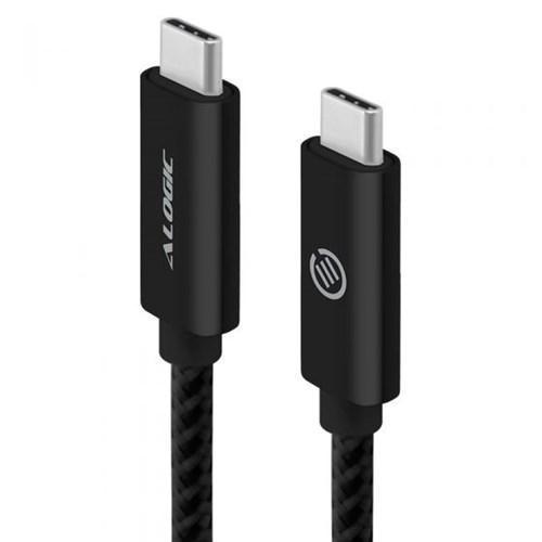 ALOGIC 3M USB 2.0 USB-C (MALE) TO USB-C (MALE) - BLACK ALUMINIUM - Office Connect 2018