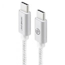ALOGIC 3M USB 2.0 USB-C TO USB-C CABLE - CHARGE & SYNC - MALE TO MALE - SILVER - PRIME SERIES - Office Connect 2018