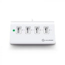 ALOGIC 4 PORT USB CHARGER WITH SMART CHARGE - 4 X 2.4A OUTPUTS - PRIME SERIES - Office Connect 2018