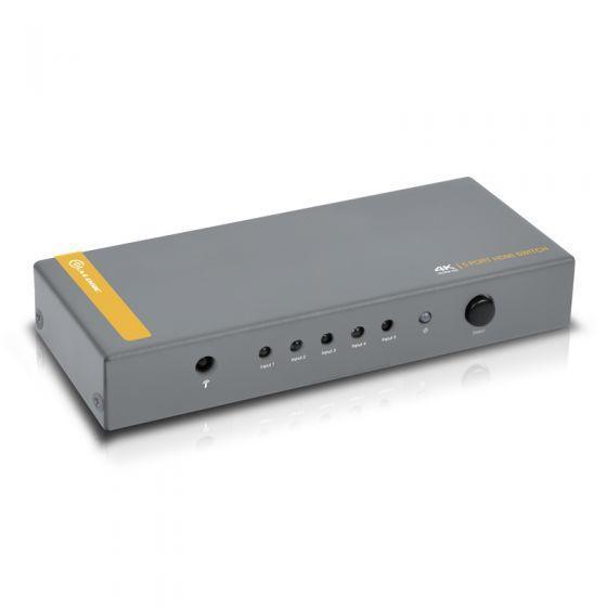 ALOGIC 5 PORT HDMI 2.0 4K SWITCH WITH WIRELESS REMOTE - Office Connect 2018