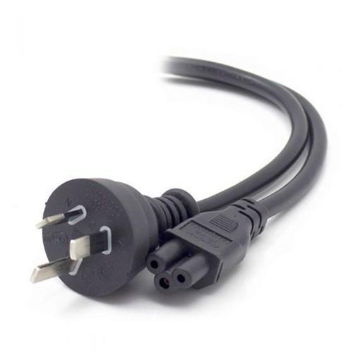 ALOGIC 5m Aus 3 Pin Mains Plug to IEC C5 Male to Female - Office Connect 2018