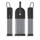 ALOGIC 6700MAH POWER BANK FOR APPLE WATCH & IPHONE WITH INTEGRATED LIGHTNING CABLE - SPACE GREY - Office Connect 2018