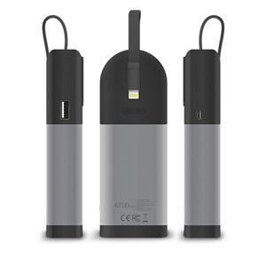 ALOGIC 6700MAH POWER BANK FOR APPLE WATCH & IPHONE WITH INTEGRATED LIGHTNING CABLE - SPACE GREY - Office Connect 2018