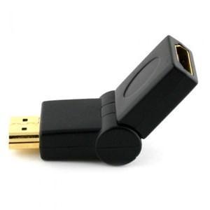 ALOGIC 90 DEGREE SWIVEL HDMI (M) TO HDMI (F) ADAPTER - MALE TO FEMALE - Office Connect 2018