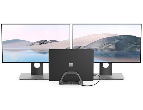 ALOGIC BOLT PLUS 10-IN-1 USB-C HUB DOCKING STATION WITH 100W POWER DELIVERY - 2 X HDMI 3 USB-A RJ45 ETHERNET 3.5MM AUDIO SD AND MICRO SD READER - Office Connect 2018