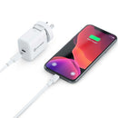 ALOGIC COMBO PACK USB-C 18W WALL CHARGER WITH POWER DELIVERY AND USB-C TO LIGHTNING CABLE - WHITE - Office Connect 2018