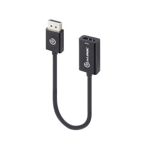 ALOGIC ELEMENTS 20CM DISPLAYPORT TO HDMI ADAPTER MALE TO FEMALE BLACK - Office Connect 2018