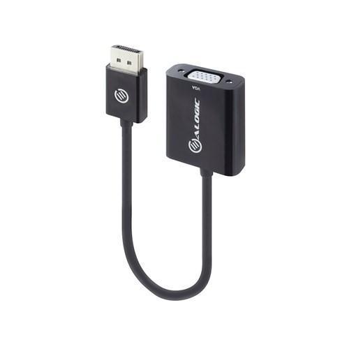 ALOGIC ELEMENTS 20CM DISPLAYPORT TO VGA ADAPTER MALE TO FEMALE BLACK COMMERCIAL PACKAGING - Office Connect 2018
