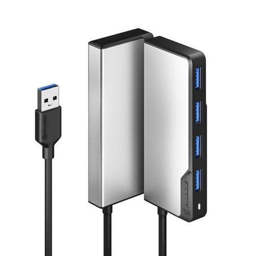 ALOGIC FUSION SWIFT USB-A 3.2 4 PORT HUB -SPACE GREY - Office Connect 2018