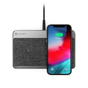 ALOGIC POWER HUB MULTI-DEVICE WIRELESS & CHARGING STATION - SPACE GREY - DUAL WIRELESS CHARGER USB-A (7.5W) AND USB-C POWER DELIVERY (18W) - Office Connect 2018