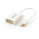 ALOGIC PREMIUM 15CM MINI DISPLAYPORT TO DVI ADAPTER MALE TO FEMALE WHITE - Office Connect 2018