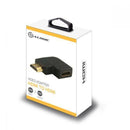 ALOGIC RIGHT ANGLE HDMI (M) TO HDMI (F) ADAPTER - MALE TO FEMALE - Office Connect 2018