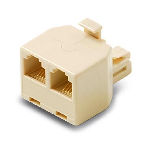 ALOGIC RJ12 MODULAR LINE SPLITTER - MALE TO FEMALE - Office Connect 2018