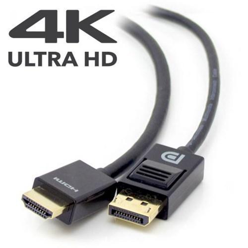 ALOGIC SMARTCONNECT 2M DISPLAYPORT TO HDMI CABLE WITH 4K SUPPORT MALE TO MALE - Office Connect 2018