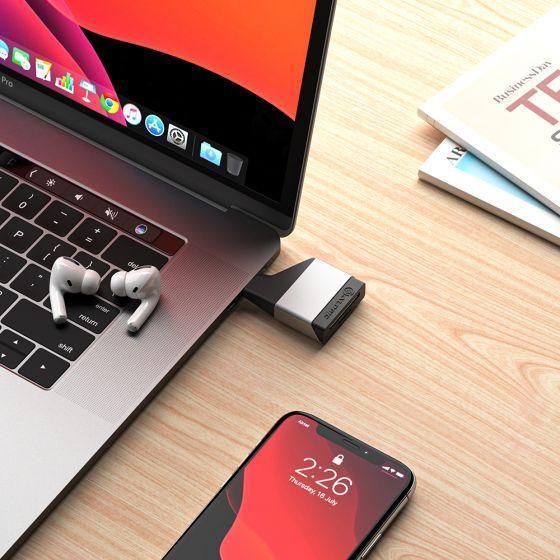 ALOGIC ULTRA MINI USB- C (MALE) TO SD AND MICRO SD CARD READER (FEMALE) ADAPTER - Office Connect 2018