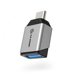 ALOGIC ULTRA MINI USB-C TO USB-A ADAPTER - SPACE GREY / SILVER - Office Connect 2018