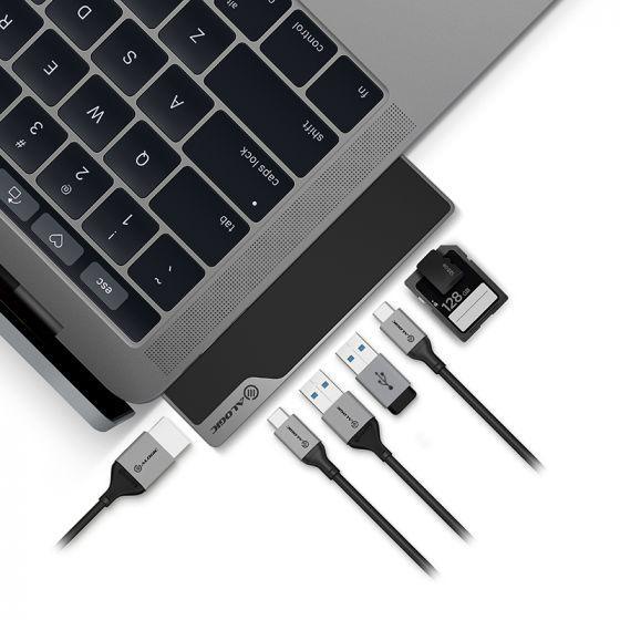 ALOGIC ULTRA USB-C DOCK NANO - HDMI 4K/USB-C WITH POWER DELIVERY (UP TO 100W) /USB 3.0 HUB/CARD READER - Office Connect 2018