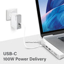 ALOGIC ULTRA USB-C DOCK NANO - HDMI 4K/USB-C WITH POWER DELIVERY (UP TO 100W) /USB 3.0 HUB/CARD READER - SILVER - Office Connect 2018