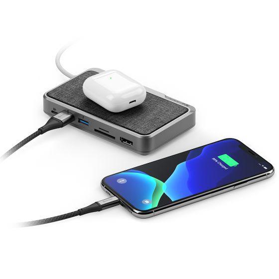 ALOGIC ULTRA USB-C DOCK WAVE- 5000 MAH; 2 X USB-A (USB 3.0) 1 X SUPPORT 5V/1A CHARGING 1 X SD AND MICRO SD READER 1 X USB-C 60W POWER DELIVERY - Office Connect 2018
