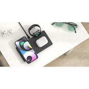 ALOGIC ULTRA USB-C POWER 4-IN-1 WIRELESS CHARGING DOCK FOR APPLE WATCH AIRPOD IPHONE AND USB-A - SPACE GREY - Office Connect 2018