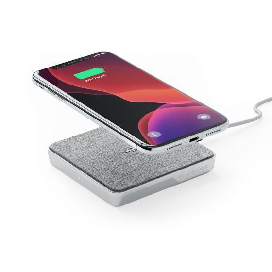 ALOGIC ULTRA WIRELESS CHARGING PAD (10W) WITH 18W WALL CHARGER- SILVER - Office Connect 2018