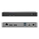 ALOGIC UNIVERSAL USB-C + USB-A DUAL 4K DOCKING STATION WITH 65W POWER DELIVERY- 2x DP 3 x USB-A 1 x USB-C 1 x 3.5mm AUDIO JACK 1 x SD CARD READER - Office Connect 2018