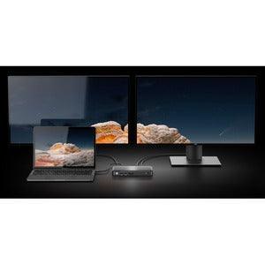 ALOGIC UNIVERSAL USB-C + USB-A TRIPLE 4K DOCKING STATION WITH 100W POWER DELIVERY-3 x DP 1 x USB-C 3 x USB-A 1 x 3.5 AUDIO JACK 1 x SD READER - Office Connect 2018