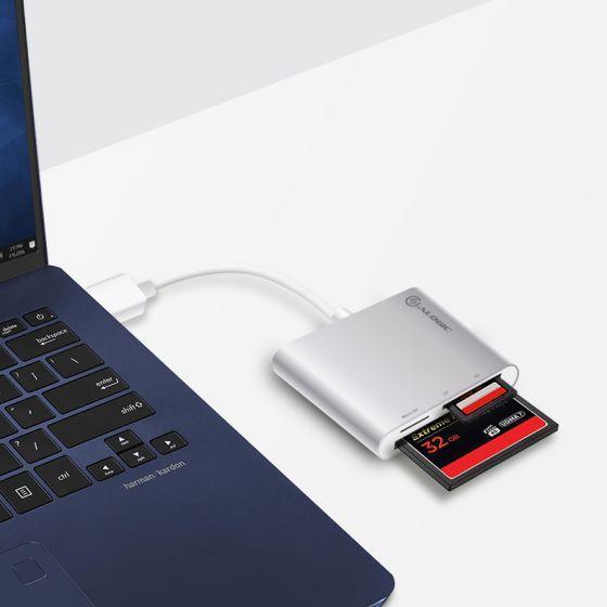 ALOGIC USB 3.0 MULTI CARD READER - MICRO SD SD & COMPACT FLASH - PRIME SERIES - Office Connect 2018
