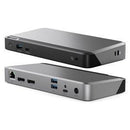 ALOGIC USB-C DUAL 4K DOCKING STATION WITH POWER DELIVERY 65W- 2 X DISPLAYPORT 1 X USB-C 3 X USB-A 1 X 3.5MM AUDIO 1 X ETHERNET - Office Connect 2018