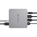 ALOGIC USB-C POWER DOCK WITH 100W POWER ADAPTER - 1 X HDMI 1 X GIGABIT 4 X USB-A 1 X 3.5MM AUDIO - Office Connect 2018
