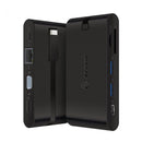 ALOGIC USB-C TRAVEL DOCK PRO WITH POWER DELIVERY UP TP 100W 1 X HDMI 1 X VGA 1 X USB-C 1 X USB-A 1 X ETHERNET 1 X SD 1 X MICRO SD - Office Connect 2018