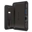 ALOGIC USB-C TRAVEL DOCK WITH POWER DELIVERY (100W) HDMI (F) x 1 up to 4K (30Hz) 1 X USB-C 1 X USB-A 1 X GIGABIT - Office Connect 2018