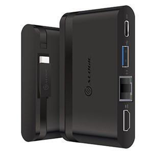 ALOGIC USB-C TRAVEL DOCK WITH POWER DELIVERY (100W) HDMI (F) x 1 up to 4K (30Hz) 1 X USB-C 1 X USB-A 1 X GIGABIT - Office Connect 2018