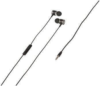 Aluminium Stereo Earphones with Microphone and Volume Control - Office Connect 2018