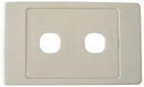 AMDEX Switch Plate ONLY. 2 Gang Wall Face Plate (Accepts - Office Connect 2018