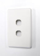 AMDEX Switch Plate ONLY. 2 Gang WPC Series Wall Face - Office Connect 2018