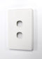 AMDEX Switch Plate ONLY. 2 Gang WPC Series Wall Face - Office Connect 2018