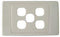 AMDEX Switch Plate ONLY. 5 Gang Wall Face Cover Plate. - Office Connect 2018