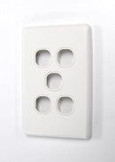 AMDEX Switch Plate ONLY. 5 Gang WPC Series Wall Face - Office Connect 2018