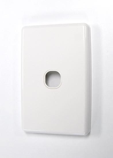 AMDEX Switch Plate ONLY. Single. WPC Series Wall Face - Office Connect 2018