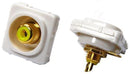 AMDEX Yellow RCA to Solder Connector. Gold Plated - Office Connect 2018