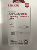 Anti-Tangle Usb to Lighting 25cm - Office Connect 2018