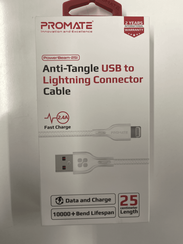 Anti-Tangle Usb to Lighting 25cm - Office Connect 2018