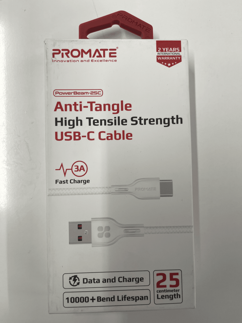 Anti-Tangle Usb to Type-C 25cm - Office Connect 2018