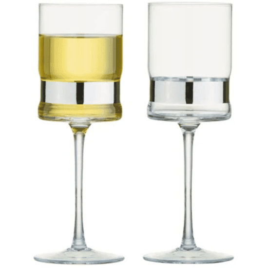 ANTON STUDIO SOHO WINE GLASS SILVER SET2 - Office Connect 2018