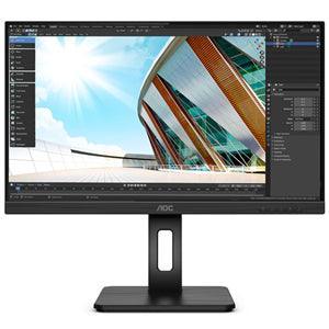 AOC 24P2C 24" 1920x1080 HDMI DP USB-C Ergo Frameless Monitor 4yr wty - Office Connect 2018