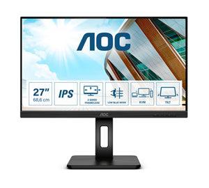 AOC 27P2C 27" 1920x1080 HDMI DP USB Type-C Ergo Monitor 4yr wty - Office Connect 2018