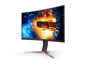 AOC C27G2Z 27" Curved 1920x1080 FHD 0.5msHDMI DP 240Hz Ergo Monitor - Office Connect 2018